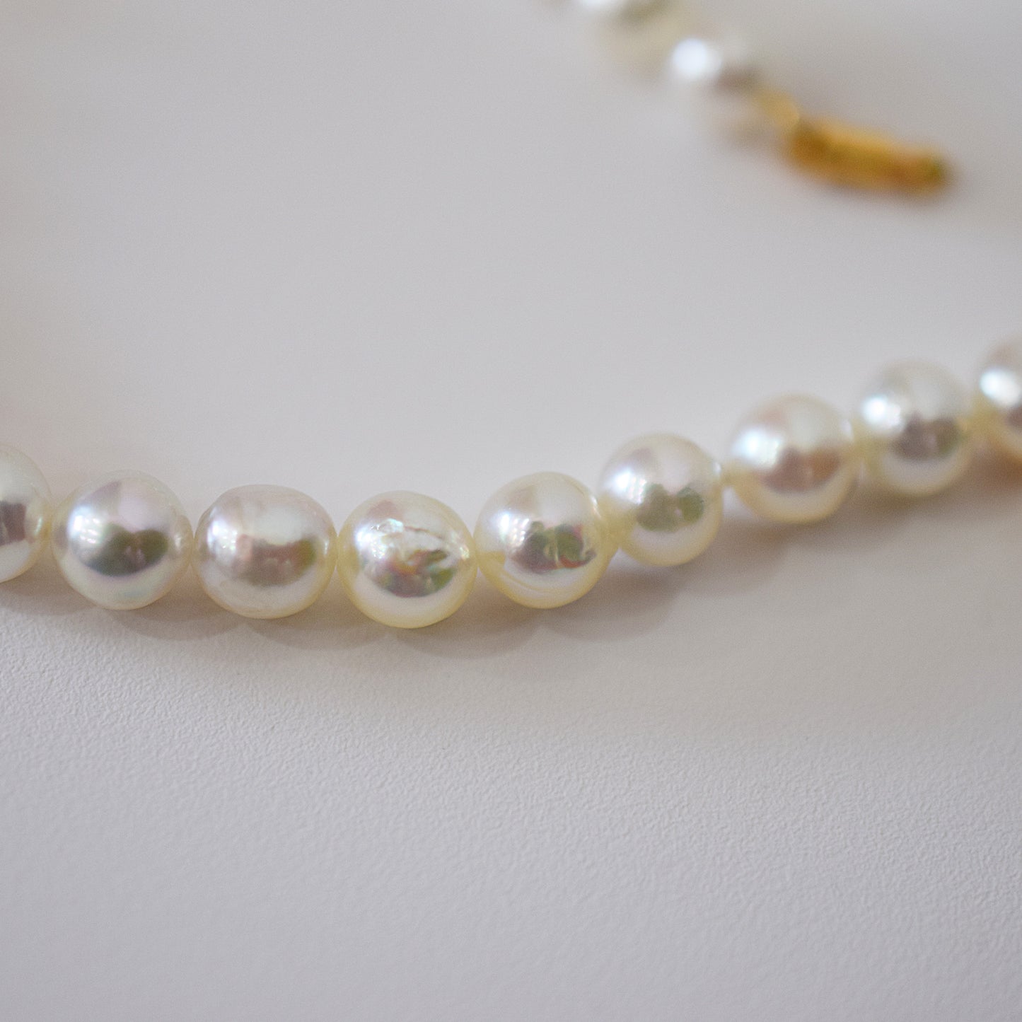 Actual product 6mm - 7mm Natural color Baroque Akoya Pearl Bracelet 7.28inch Japan AkoyaPearl SV925 Wedding Japanese Seawater