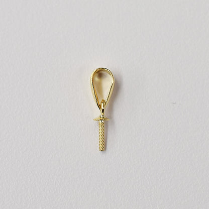 Only metal fittings K18YG Pendant top SDM0002
