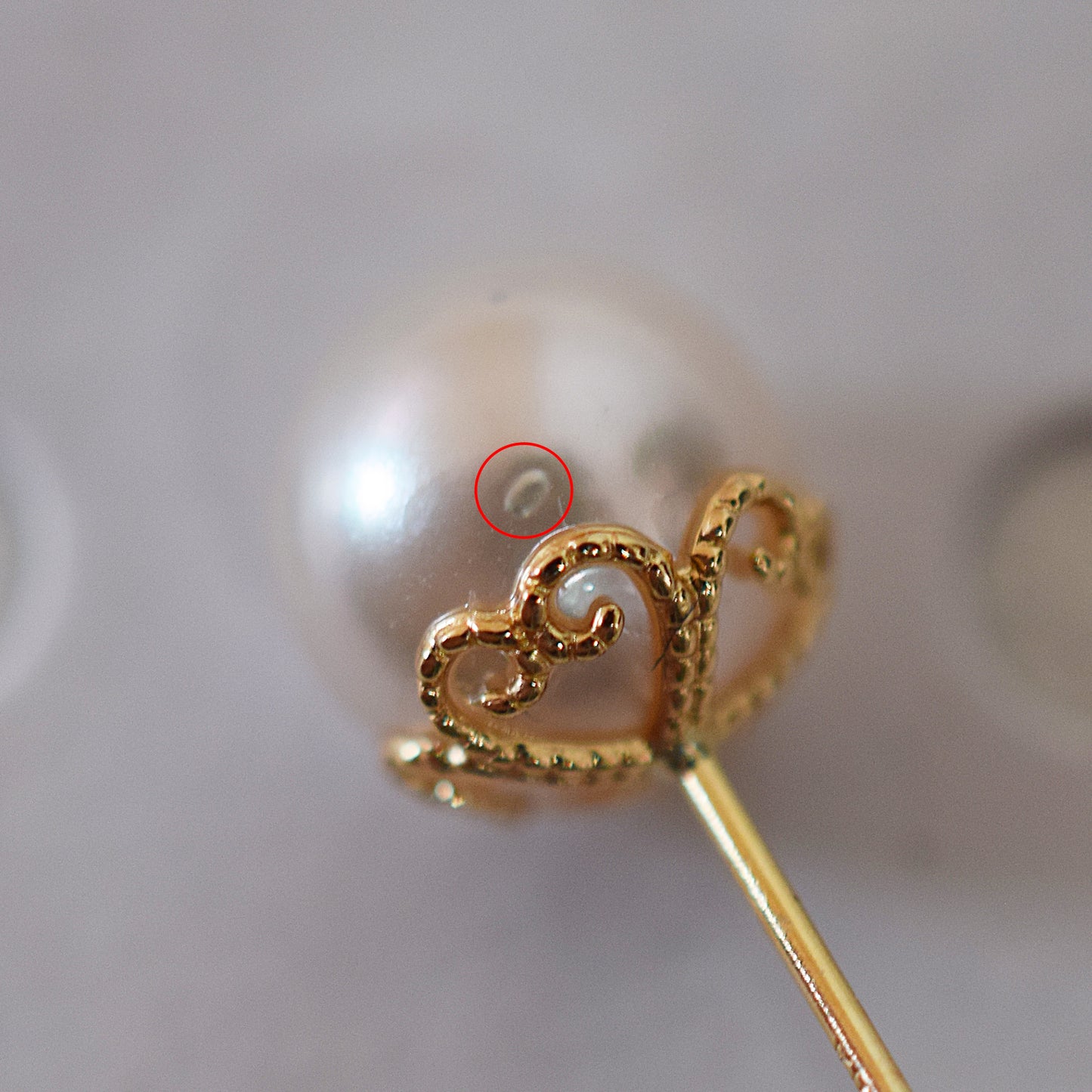 <SALE> Limited to actual item White pink 7.5mm - 8mm Seawater Akoya Pearl Stud Earrings 18K From Japan Japanese akoyapearl reenspearl