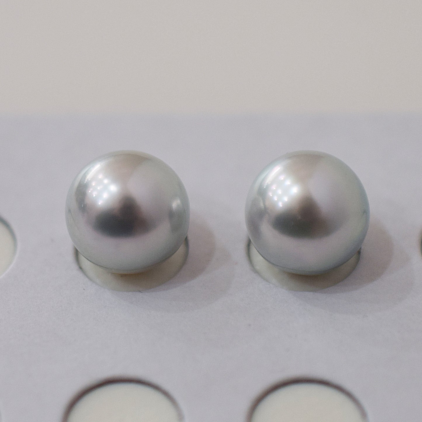A rank Natural color 8.5mm -  9mm 1pair 2pc Loose Real akoya pearl Japan Japanese Seawater reenspearl あこや 真珠 日本