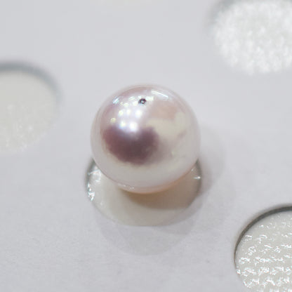 ［Custom-made］(1)White pink 7.5mm - 8mm akoya pearl Triangle Ear Cuff, (2)atural color 8.5mm - 9mm SV925 Ear Cuff