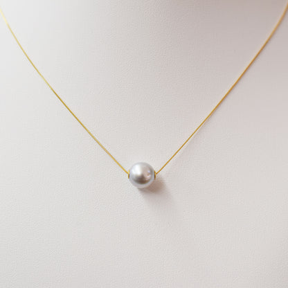 Ultra rare Natural color Madama rank 9mm 10K 18K Seawater Real necklace Akoya Pearl Japan