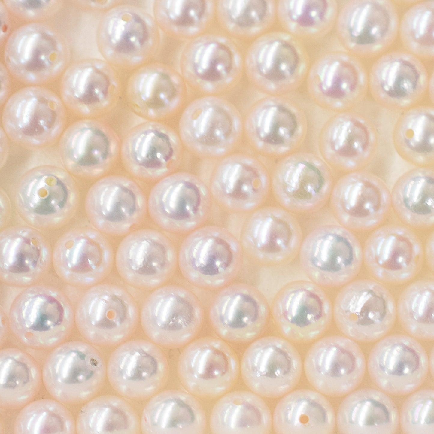 【K18YG / K14WG】Hanadama rank Whitepink 7.5mm - 8.5mm Earring Diamond 0.02ct Seawater Real Akoya Pearl Japan anniversary Japanese Wedding あこや 真珠