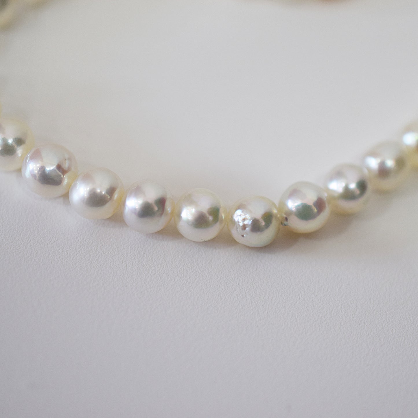 Actual product 6mm - 7mm Natural color Baroque Akoya Pearl Bracelet 7.28inch Japan AkoyaPearl SV925 Wedding Japanese Seawater