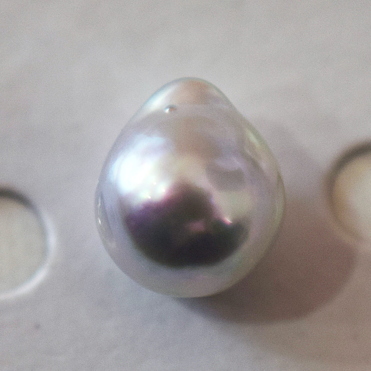 Actual product 10.4mm Necklace Natural color Seawater Real akoya Pearl Baroque Surgical Stainless Steel Japan reenspearl