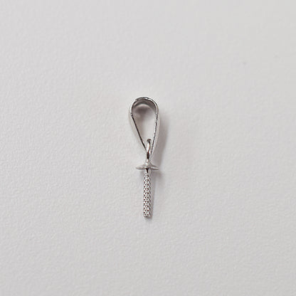 Only metal fittings K14WG Pendant top RP0042