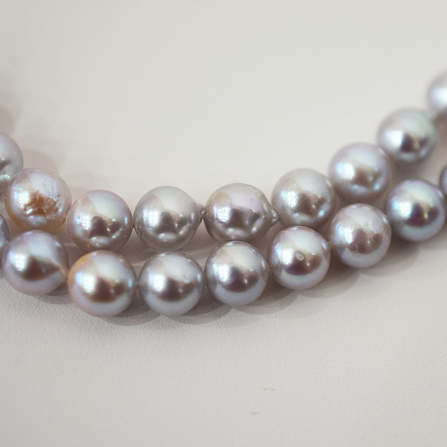 Actual product Necklace Natural color 6mm - 7.5mm Real Akoya Pearl From Japan 19.2inch 49cm starand choker reenspearl