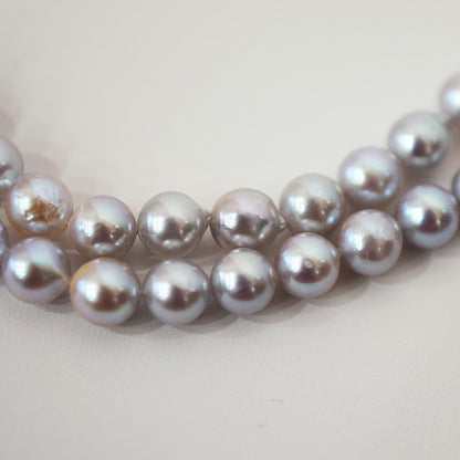 Actual product Necklace Natural color 6mm - 7.5mm Real Akoya Pearl From Japan 19.2inch 49cm starand choker reenspearl