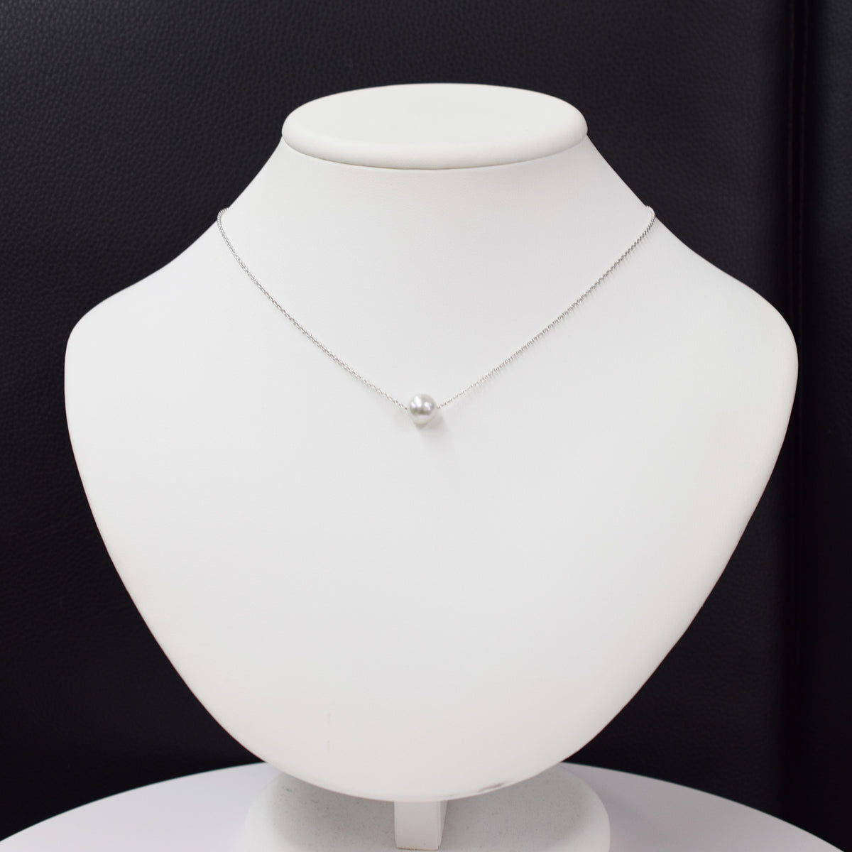 【SV925】Rare Natural color 8mm - 9mm Seawater Real Akoya Pearl necklace AkoyaPearl Japan あこや 真珠