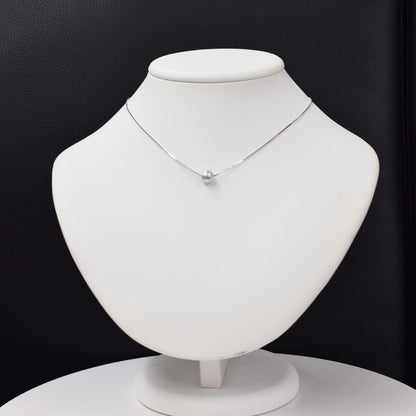【SV925】Rare Natural color 8mm - 9mm Seawater Real Akoya Pearl Venetian necklace AkoyaPearl Japan あこや 真珠