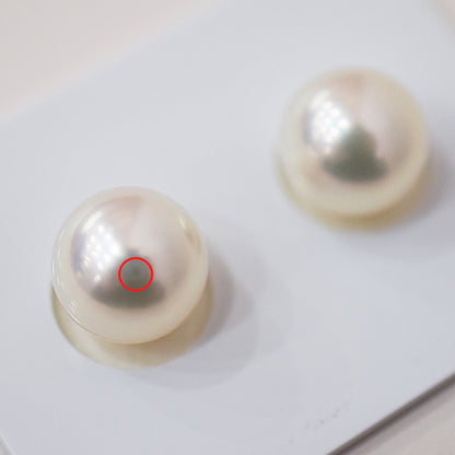 Actual product 9mm - 9.4mm Hanadama Certificate from the Pearl Science Laboratory White pink Loose Akoya Japan Seawater akoyapearl SS-330247