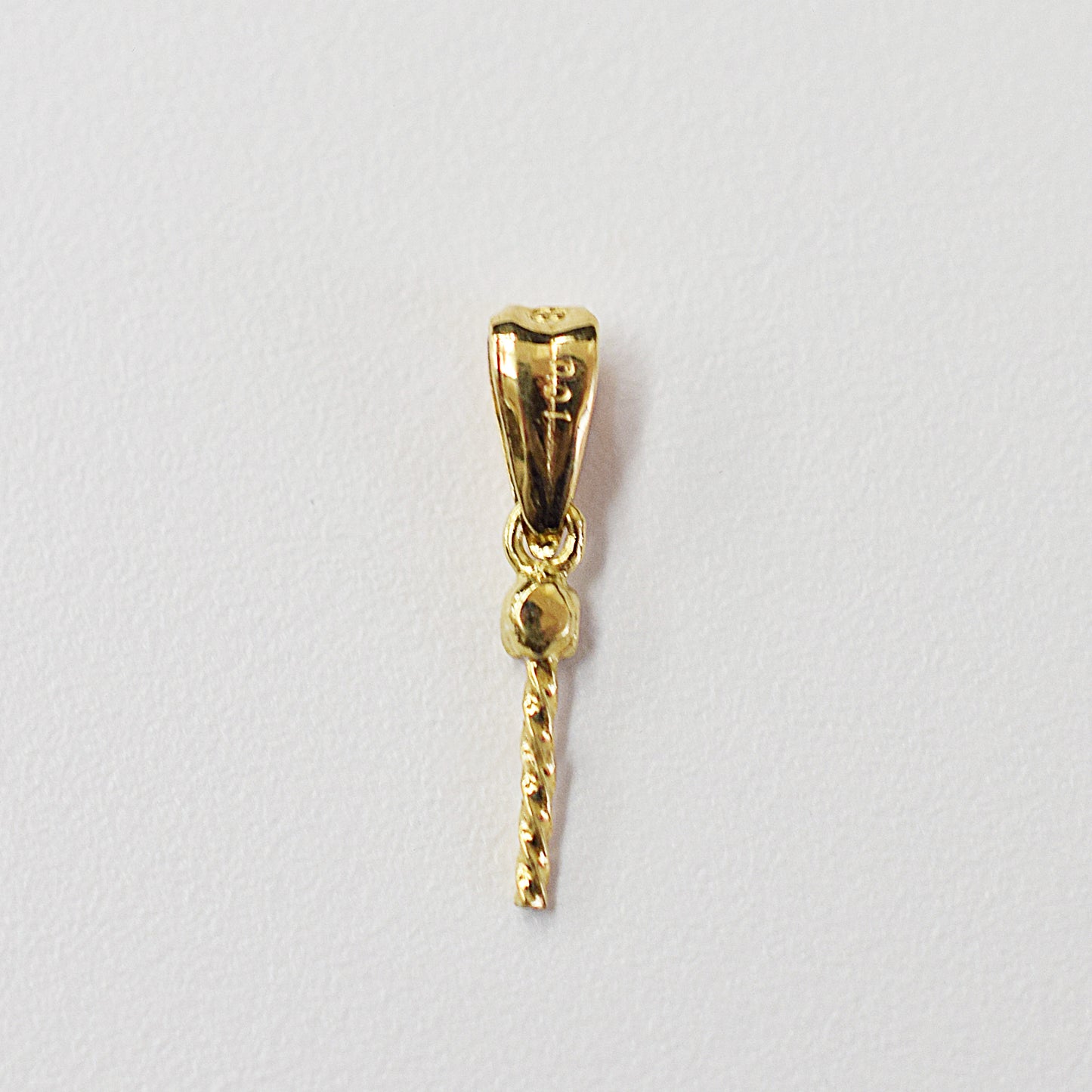 Only metal fittings 0.01ct K18YG Diamond Pendant top SIK0005