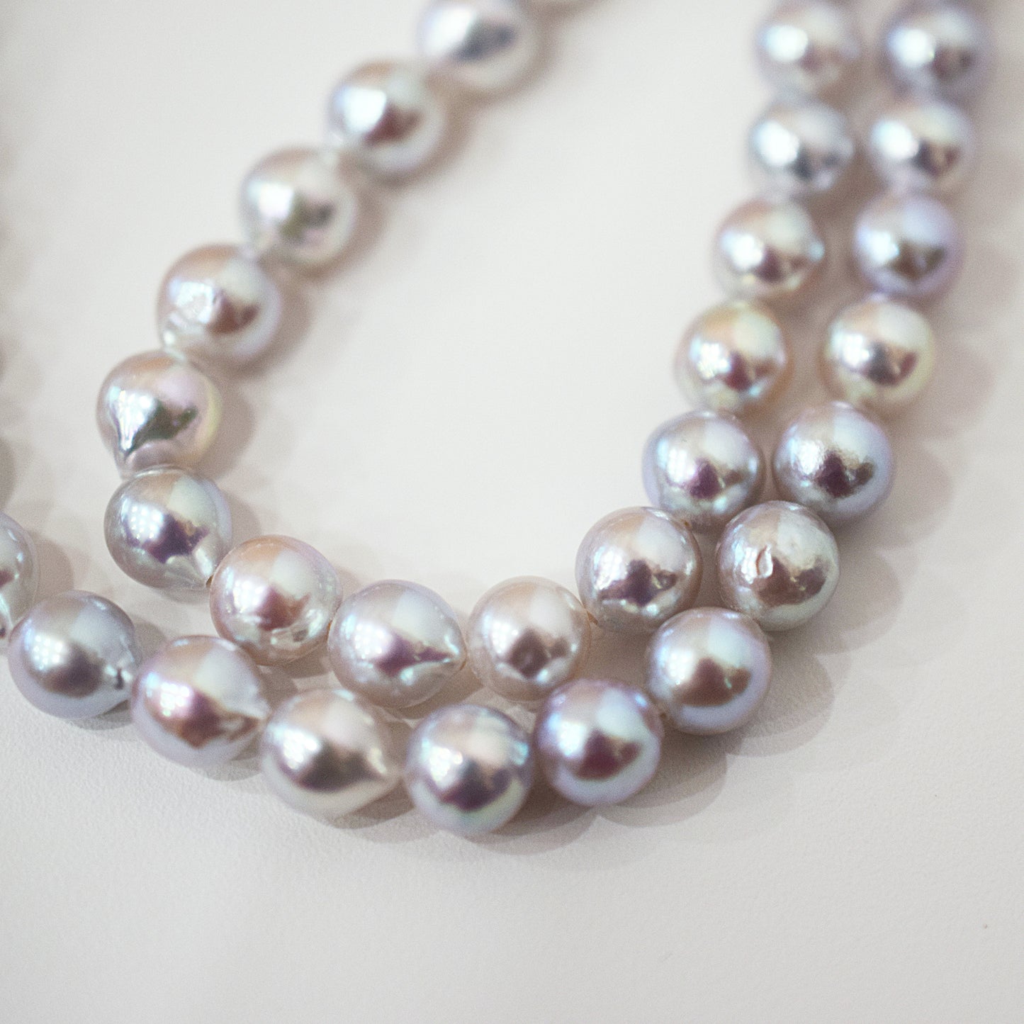 Actual product Necklace Natural color 6mm - 7.5mm Real Akoya Pearl From Japan 16.9inch 43cm starand choker reenspearl