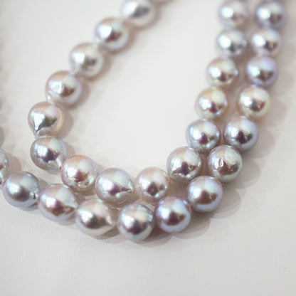 Actual product Necklace Natural color 6mm - 7.5mm Real Akoya Pearl From Japan 16.9inch 43cm starand choker reenspearl