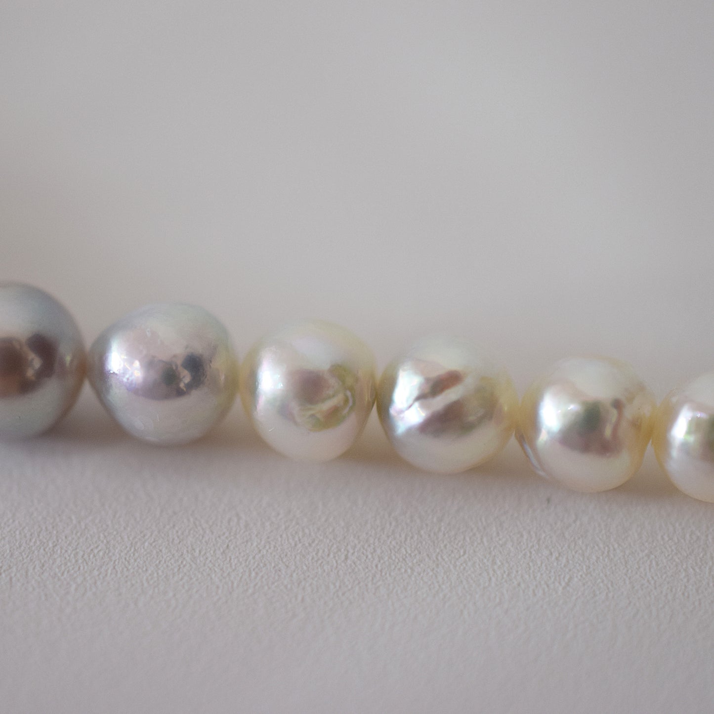 Actual product 6mm - 7mm Natural color Baroque Akoya Pearl Bracelet 6.29inch Japan AkoyaPearl SV925 Wedding Japanese Seawater
