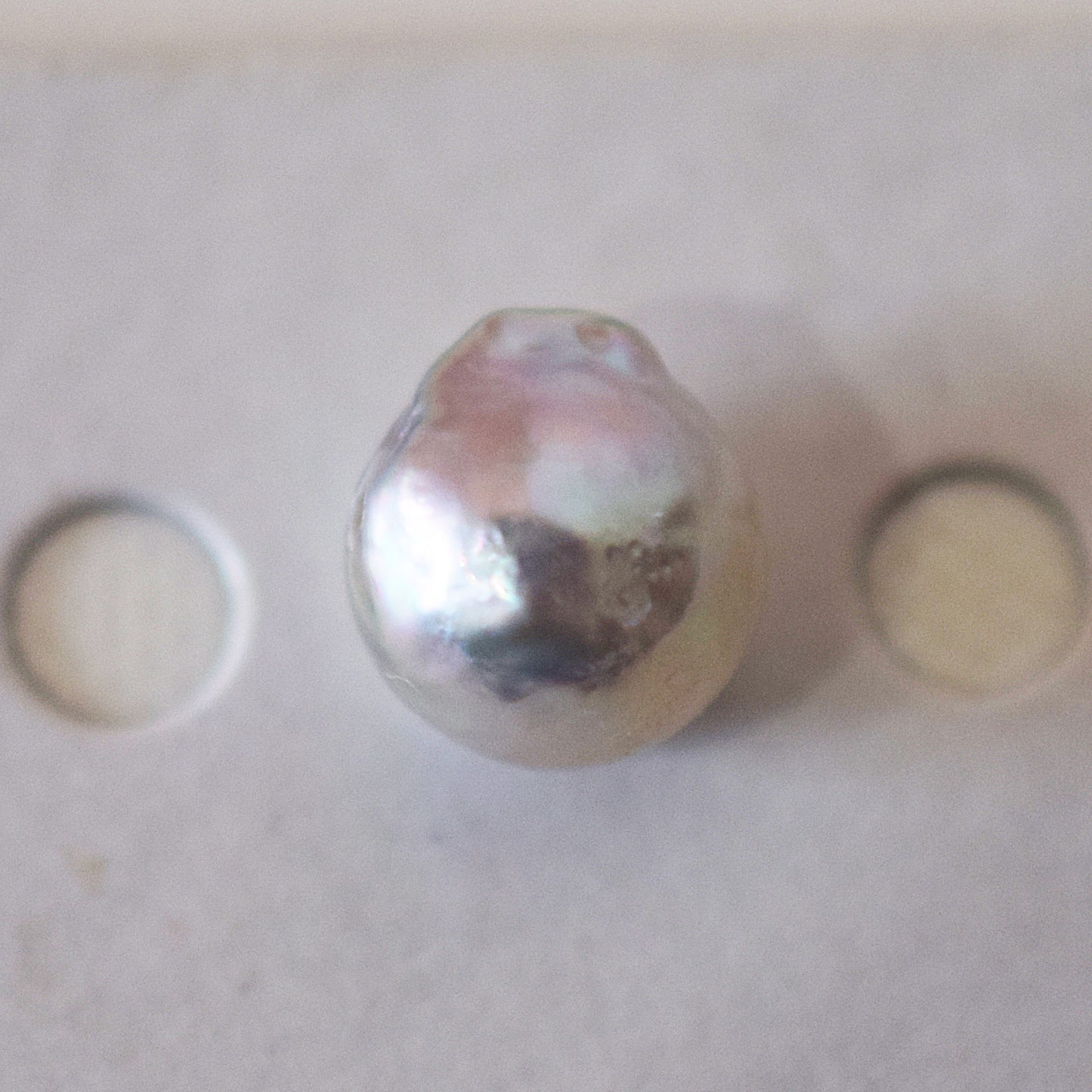 Actual product 9.9mm Necklace Natural color Seawater Real akoya Pearl Baroque Surgical Stainless Steel Japan reenspearl