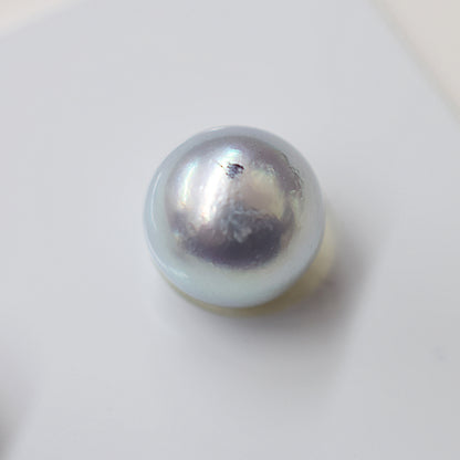 AAA rank Madamaclass bule 9mm - 9.5 mm Natural 1pair 2pc Akoya Pearl studs Earring Japan Japanese Seawater birthday reenspearl Celebrations