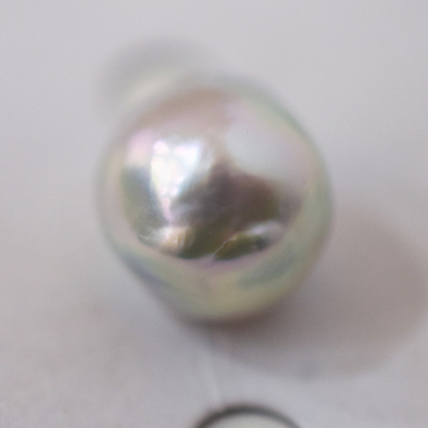 Pendant top Only Natural color 9.8mm Baroque pearl 1pc real akoya pearl Japan Japanese reenspearl あこや 真珠