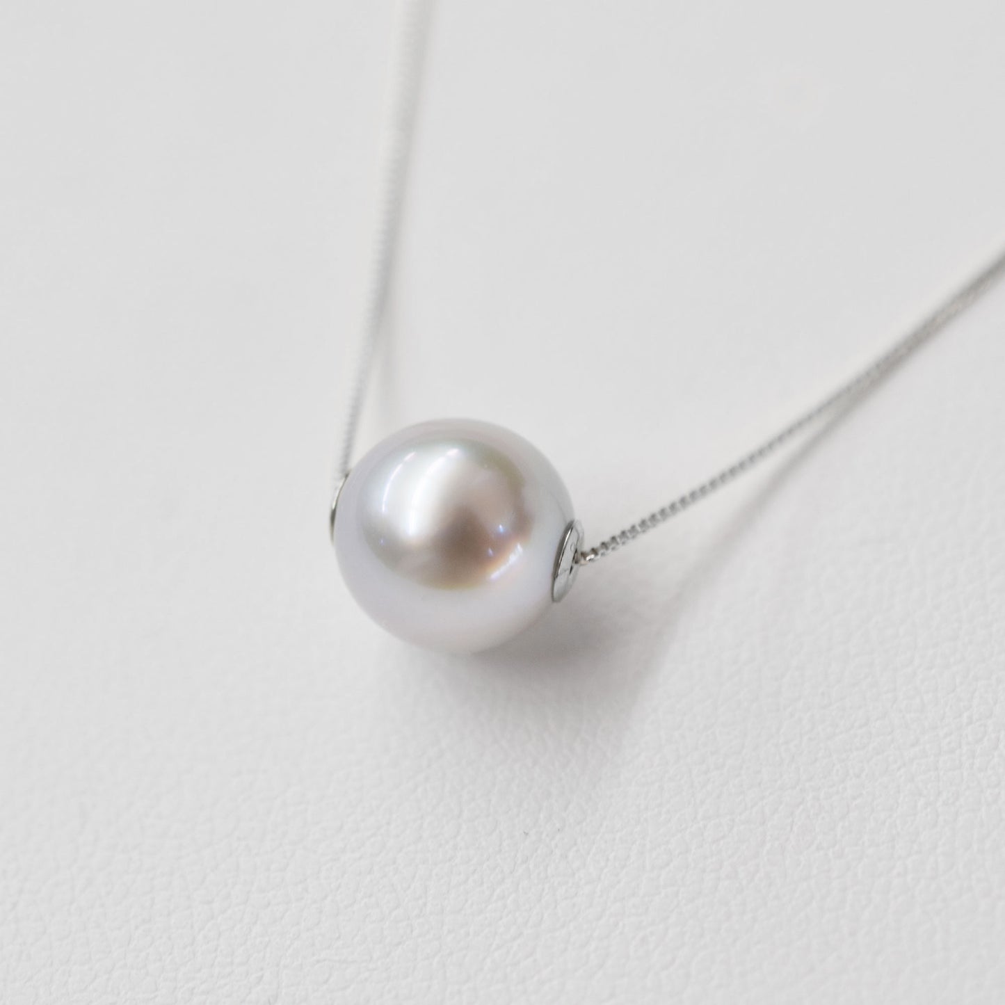 【K10YG / K10WG / K18YG / K18WG】Ultra rare Natural color Madama rank 9mm Seawater Real necklace Akoya Pearl Japan
