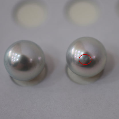 A rank Natural color 8.5mm -  9mm 1pair 2pc Loose Real akoya pearl Japan Japanese Seawater reenspearl あこや 真珠 日本