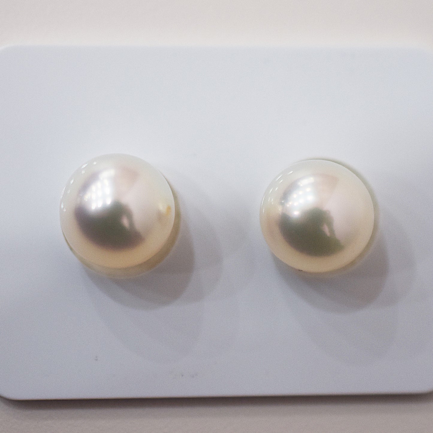 Actual product 9mm - 9.4mm Hanadama Certificate from the Pearl Science Laboratory White pink Loose Akoya Japan Seawater akoyapearl SS-330247