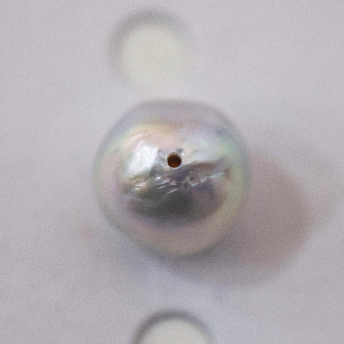 Pendant top Only Natural color 9.8mm Baroque pearl 1pc real akoya pearl Japan Japanese reenspearl あこや 真珠