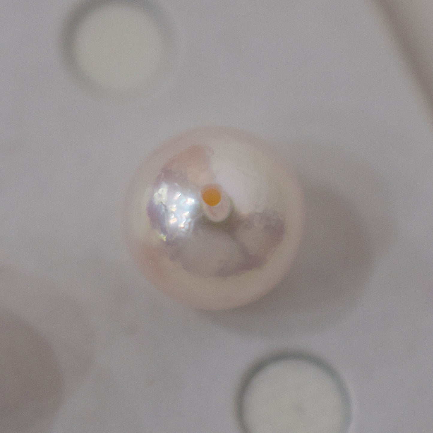 AAA rank 8mm - 8.5mm White pink tennyo color Akoya Pearl Earring Japan Japanese Seawater pearl reenspearl 18K 14K akoyapearl 1pair 2pc
