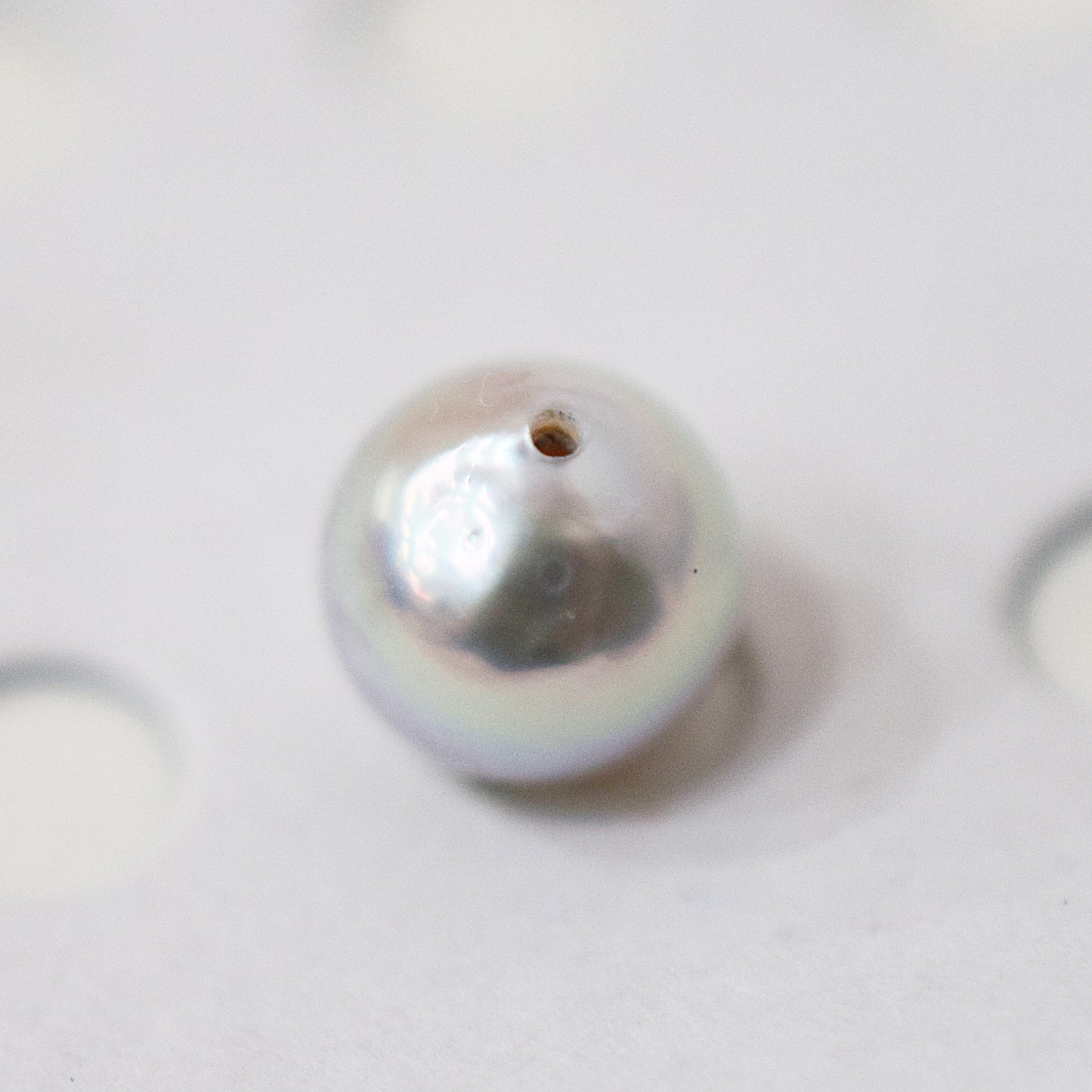 Pendant top Only Natural color 7.2mm Baroque pearl 1pc real akoya pearl Japan Japanese reenspearl あこや 真珠