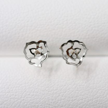 Only metal fittings K14WG stud earring Metal fitting Recommended for pearls 5mm - 8mm