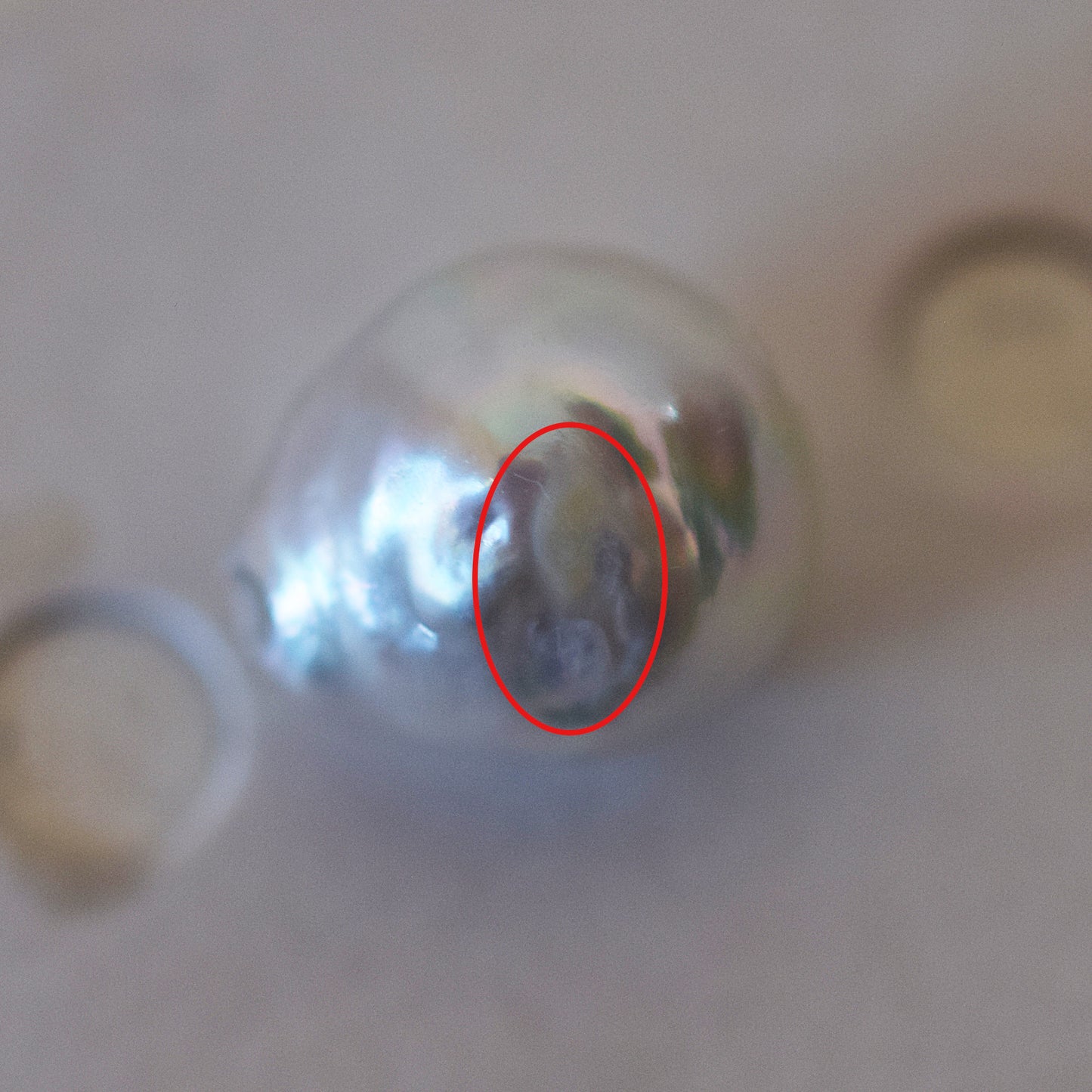 Actual product 10.8mm Necklace Natural color Seawater Real akoya Pearl Baroque Surgical Stainless Steel Japan reenspearl