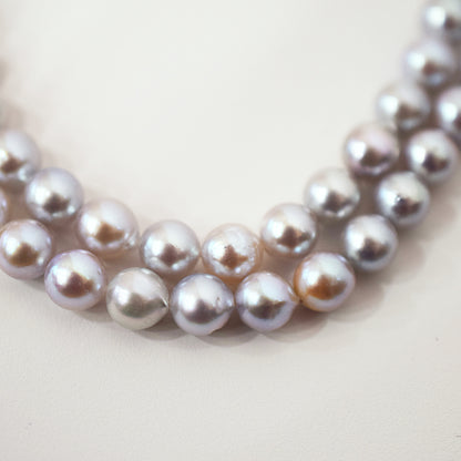 Actual product Necklace Natural color 6mm - 7.5mm Real Akoya Pearl From Japan 19.2inch 49cm starand choker reenspearl