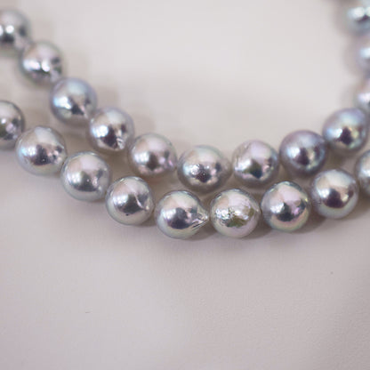 Actual product Necklace Natural color 6mm - 7.5mm Real Akoya Pearl From Japan 16.9inch 43cm starand choker reenspearl
