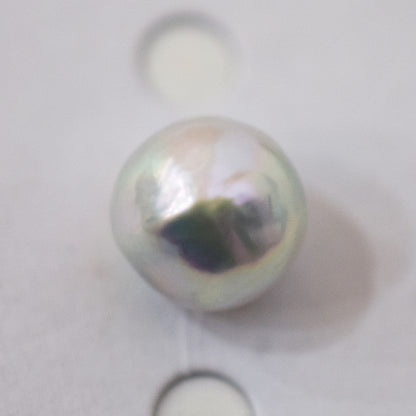 Pendant top Only Natural color 9.8mm Baroque pearl 1pc real akoya pearl Japan Japanese reenspearl あこや 真珠