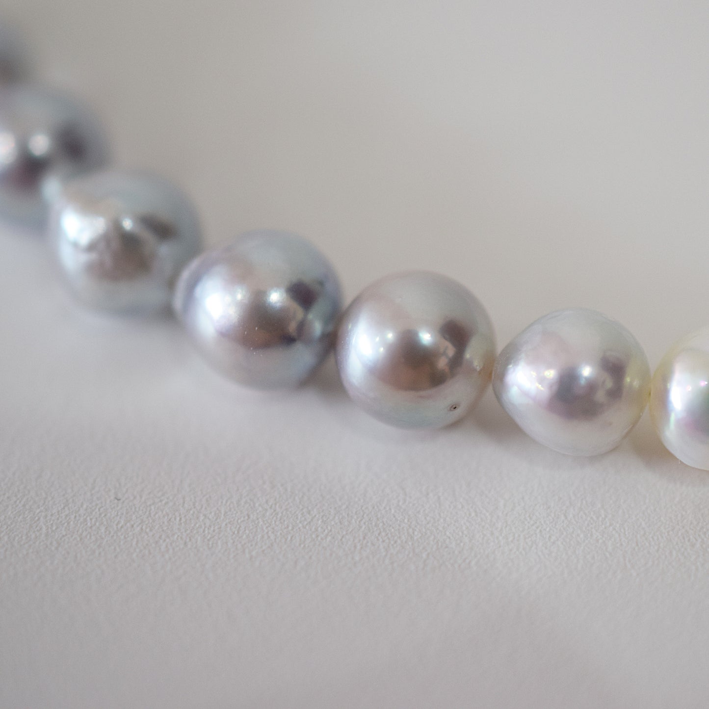 Actual product 6mm - 7mm Natural color Baroque Akoya Pearl Bracelet 6.29inch Japan AkoyaPearl SV925 Wedding Japanese Seawater