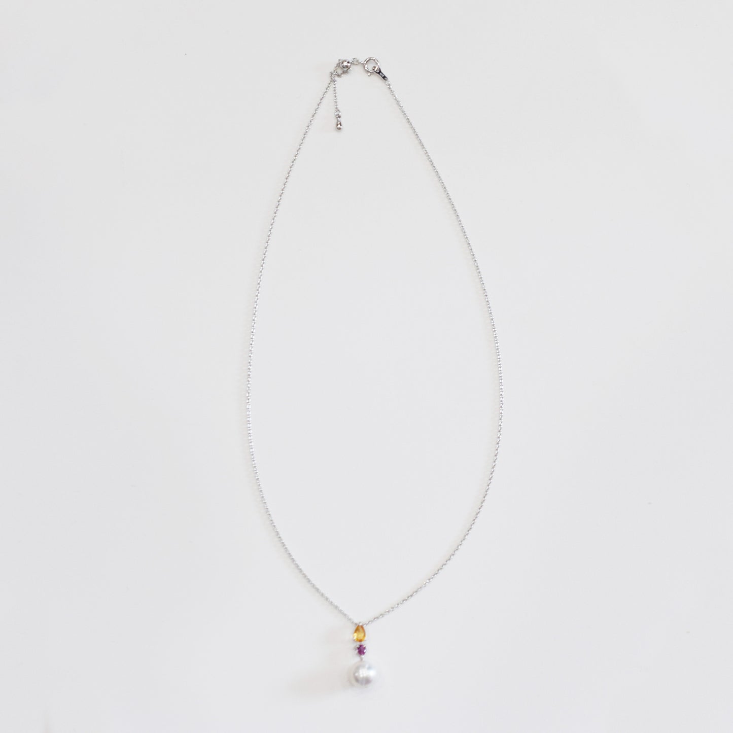 White pink 9mm - 9.5mm hanadama rank pendant necklace Akoya Pearl SV925 Semi-precious stones Japan Seawater reenspearl Birthday あこや 真珠