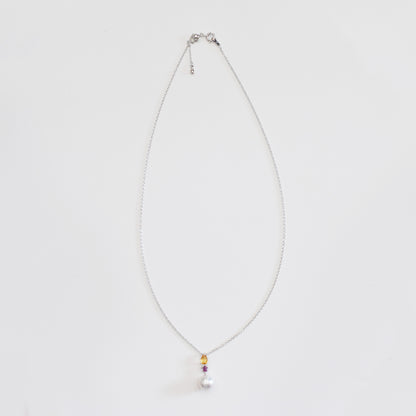 White pink 9mm - 9.5mm hanadama rank pendant necklace Akoya Pearl SV925 Semi-precious stones Japan Seawater reenspearl Birthday あこや 真珠