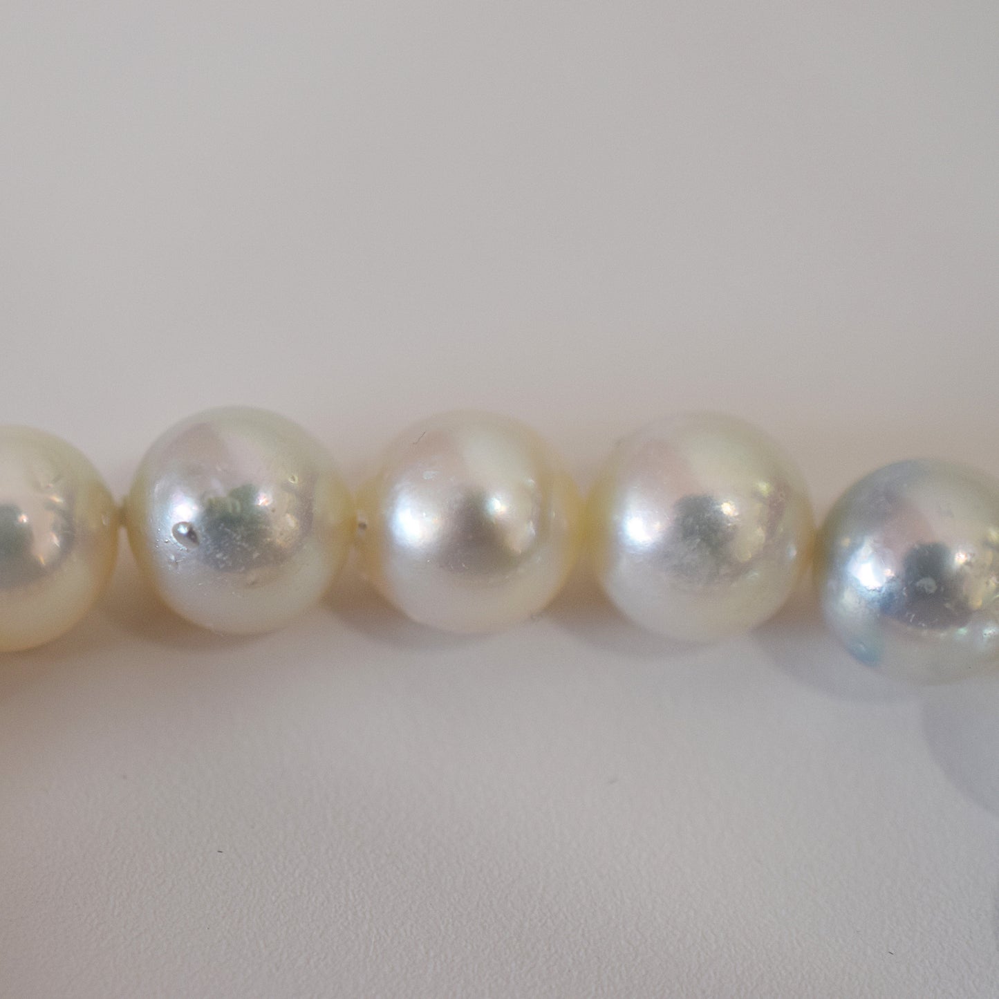 Limited to actual item 9mm - 9.5mm Natural color Multi Semi-round ~ Baroque Akoya Pearl Bracelet From Japan AkoyaPearl Stainless 7.08inch Wedding Japanese Magnet