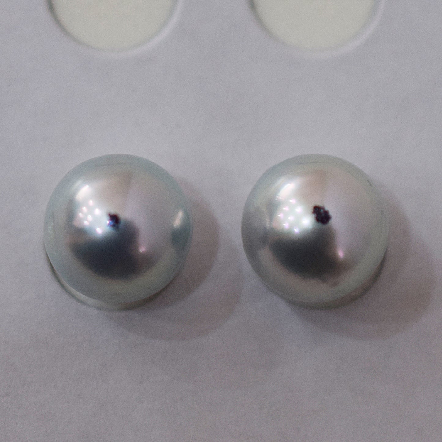 A rank Natural color 8.5mm -  9mm 1pair 2pc Loose Real akoya pearl Japan Japanese Seawater reenspearl あこや 真珠 日本