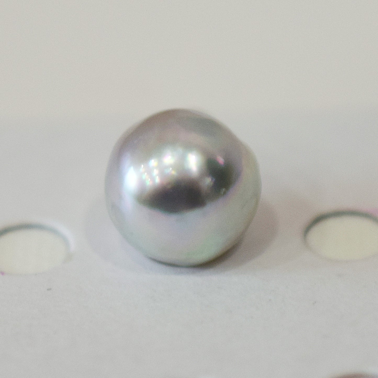 Actual product 10.4mm Necklace Natural color Seawater Real akoya Pearl Baroque Surgical Stainless Steel Japan reenspearl