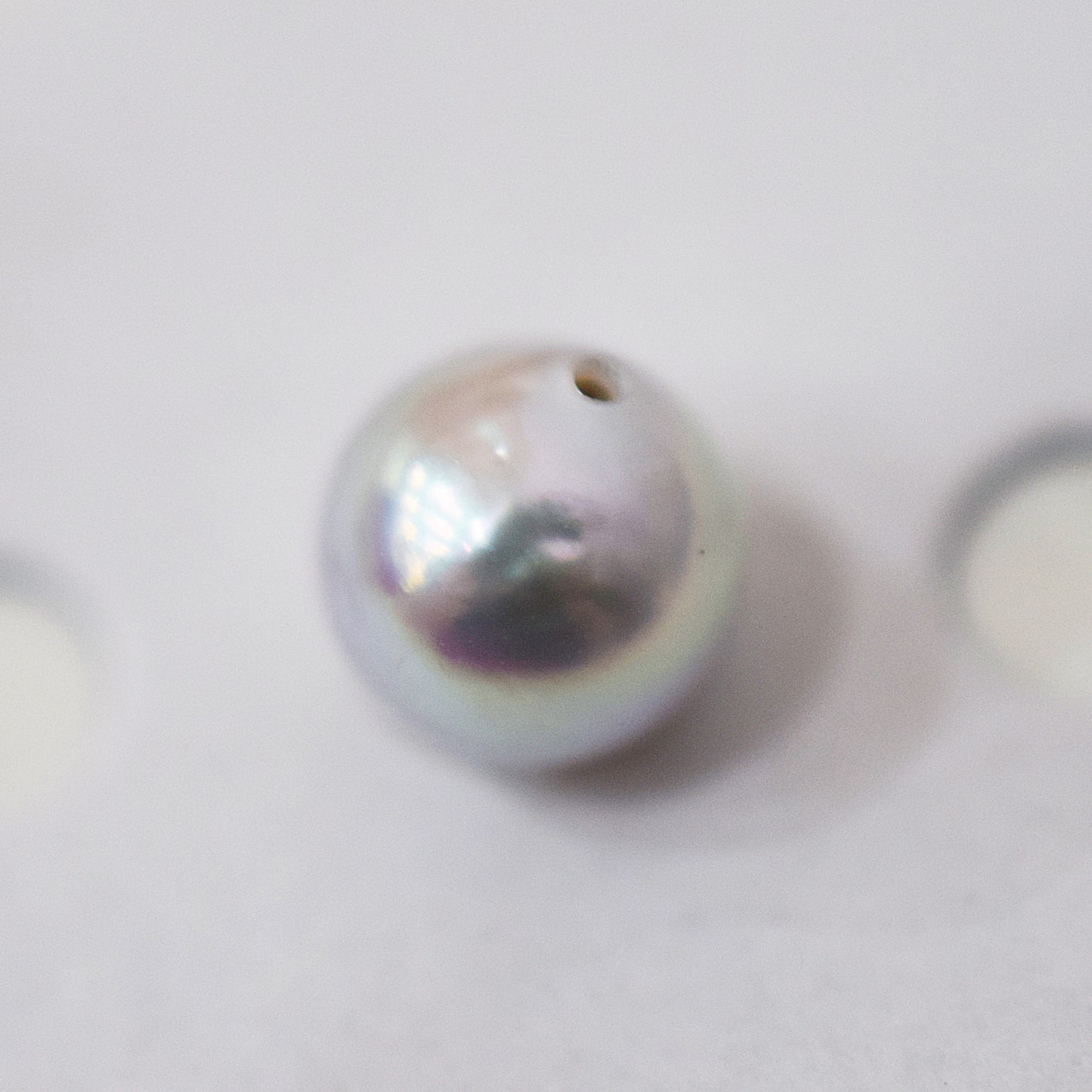 Pendant top Only Natural color 7.2mm Baroque pearl 1pc real akoya pearl Japan Japanese reenspearl あこや 真珠