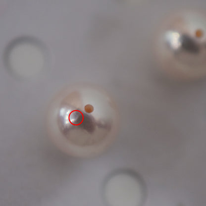 AAA rank 8mm - 8.5mm White pink tennyo color Akoya Pearl Earring Japan Japanese Seawater pearl reenspearl 18K 14K akoyapearl 1pair 2pc