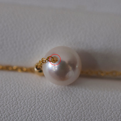 <SALE> Limited to actual item White Pink Necklace 8mm - 8.5mm 14KGF Gold Filled Real Akoya Pearl Japan Akoyapearl 17.7inch Japanese reenspearl