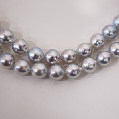 Actual product Necklace Natural color 6mm - 7.5mm Real Akoya Pearl From Japan 16.9inch 43cm starand choker reenspearl