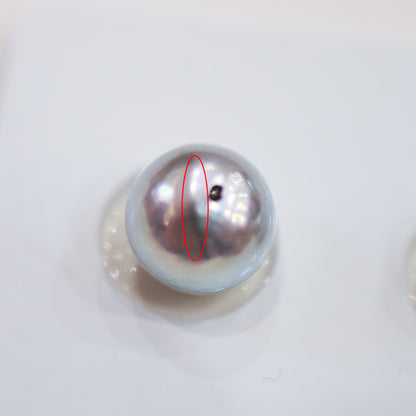 Limited to actual item Blue Rose Certificate from the Pearl Science Laboratory Natural color Loose 8mm - 8.5mm Akoya Japan Seawater akoyapearl SK-250847