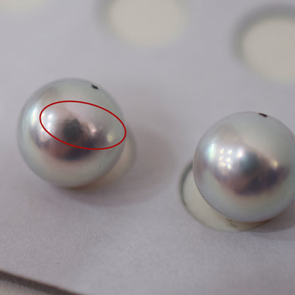 AAA rank Natural color 8.5mm -  9mm 1pair 2pc Loose Real akoya pearl Japan Japanese Seawater reenspearl あこや 真珠 日本