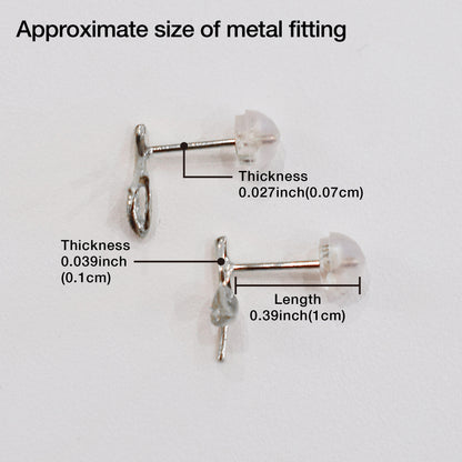 Hanadama rank Whitepink 7.5mm - 8.5mm Earring Diamond 0.02ct Seawater Real Akoya Pearl Japan anniversary Earring K18WG Japanese Wedding Jewelry reenspearl