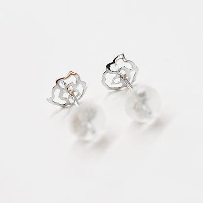 Only metal fittings K14WG stud earring Metal fitting Recommended for pearls 5mm - 8mm