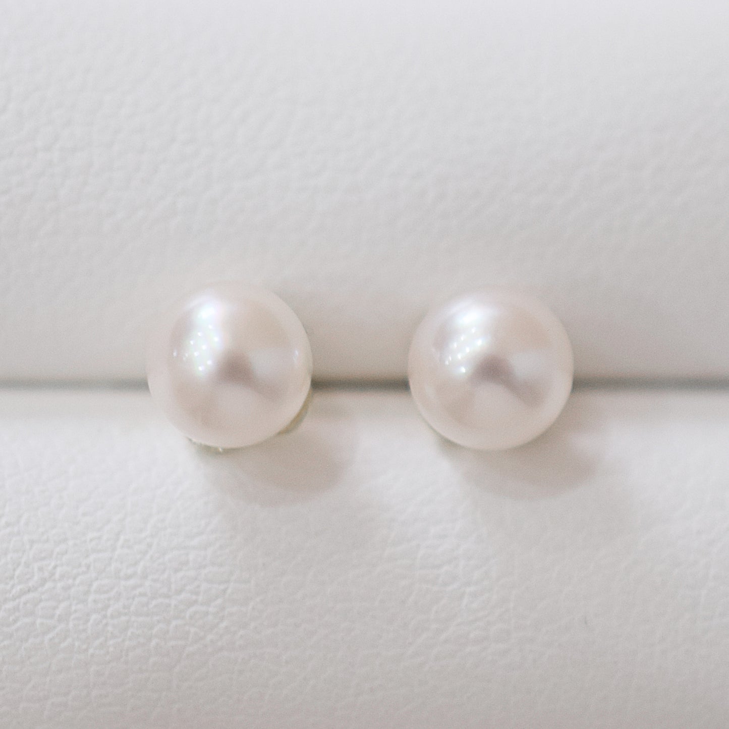 【K18YG / K14WG】Hanadama rank 6mm - 6.5mm Seawater Akoya Pearl White Pink Stud Earring Japan anniversary Japanese Seawater birthday 真珠 あこや 花珠級