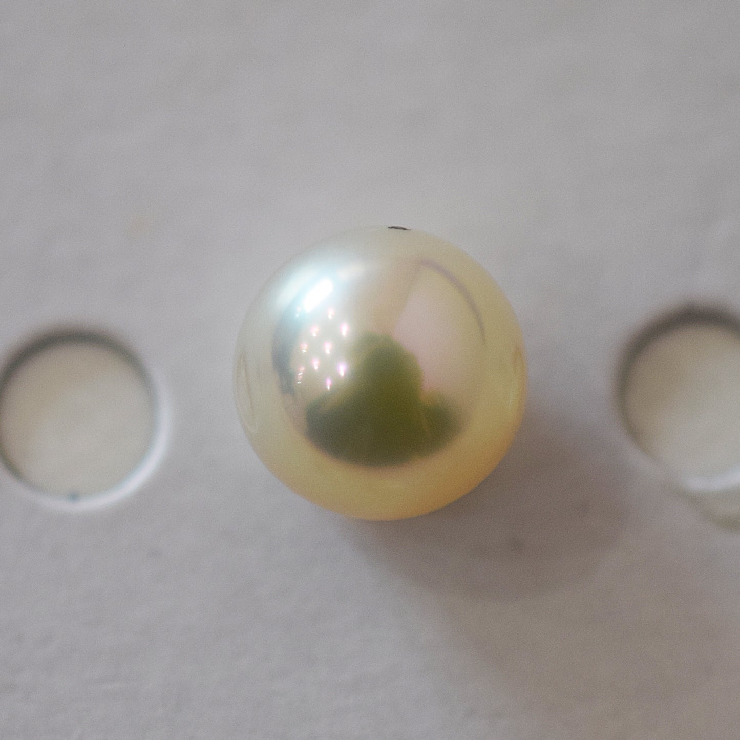 <Loose only> A rank 8.6mm Madama rank Natural 1pc Real Akoya Pearl Ring Ear cuff From Japan Japanese Seawater pearl akoyapearl reenspearl あこや真珠 日本