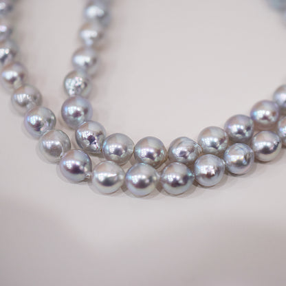 Actual product Necklace Natural color 6mm - 7.5mm Real Akoya Pearl From Japan 16.3inch 41.5cm starand choker reenspearl